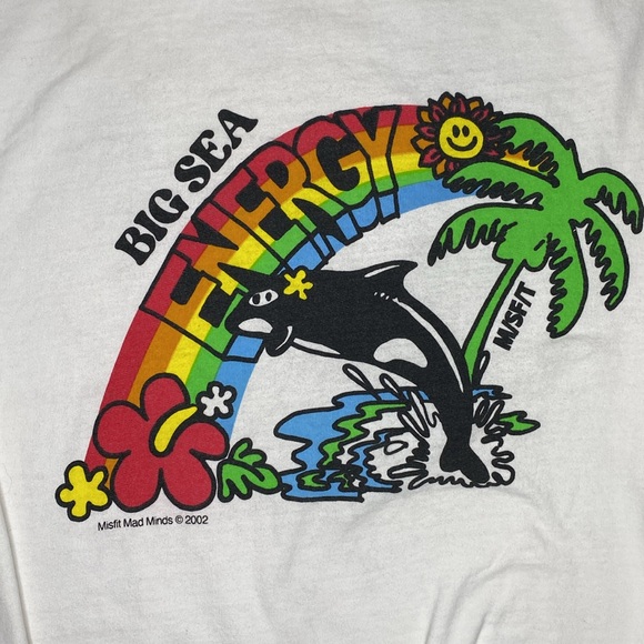 Misfit Mad Minds 2002 Big Sea Energy Sweatshirt: Size Small - Picture 5 of 10